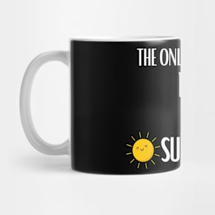 The Only BS I Need is Beer and Sunshine Funny Humorous Mug